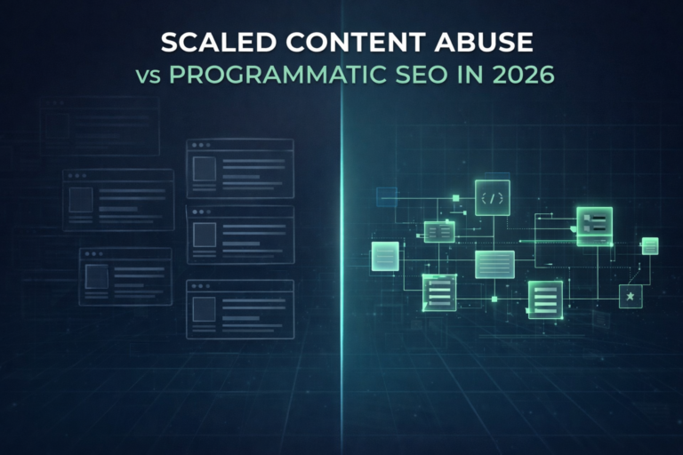 Scaled Content Abuse vs Programmatic SEO in 2026: Where the Safety Line Actually Is (With Templates)