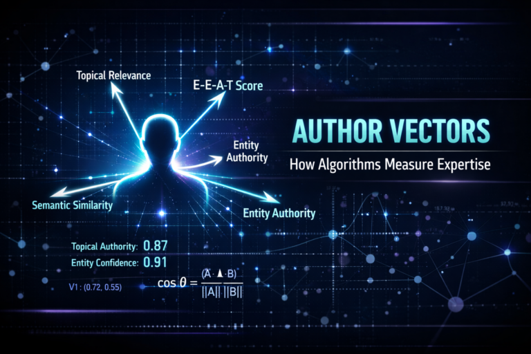 Author Vectors: How Algorithms Mathematically Measure Expertise