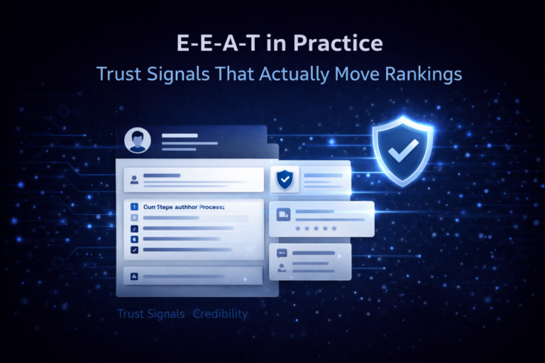 E-E-A-T in Practice: Trust Signals That Actually Move Rankings