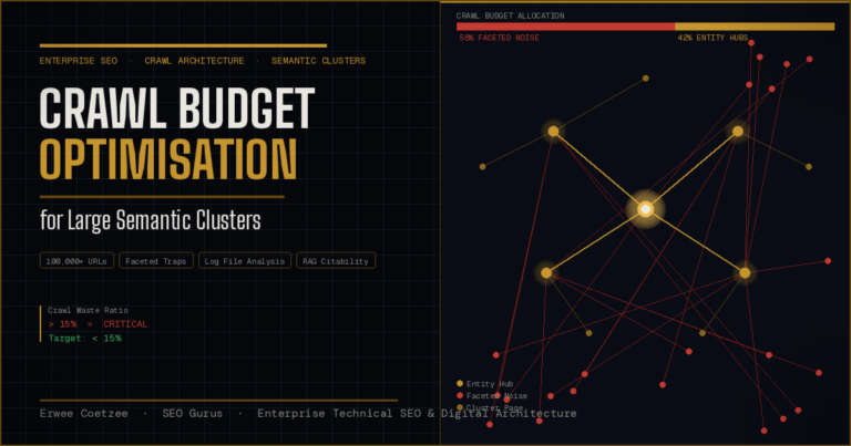 Crawl Budget Optimisation for Large Semantic Clusters
