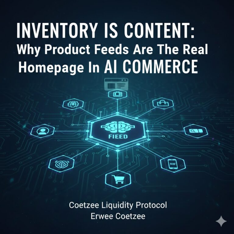 Inventory Is Content: Why Product Feeds Are the Real Homepage in AI Commerce