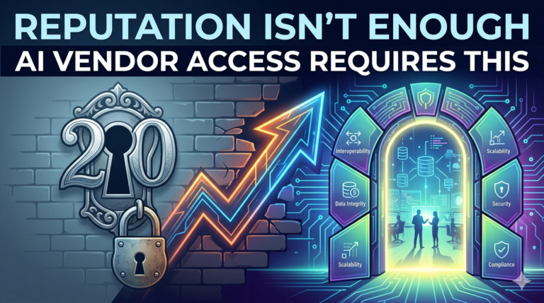 Why Twenty Years of Reputation Won’t Get You Into an AI Vendor Research Session — and the Five Architectural Fixes That Will