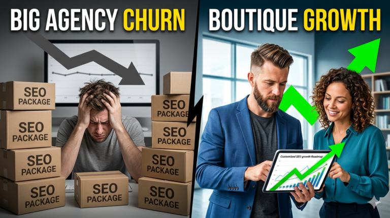 The “Agency Churn” Antidote: Why Boutique SEO Delivers 174% More Growth for SA SMEs