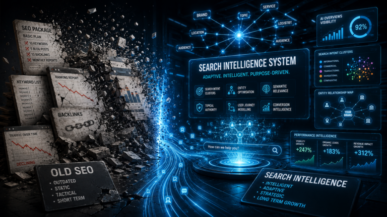 The Death of SEO Packages: Why Modern SEO Requires Search Intelligence Systems