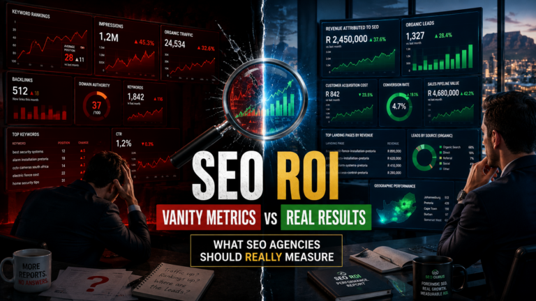 Why Most SEO Agencies in South Africa Fail at Reporting ROI (And What to Measure Instead)