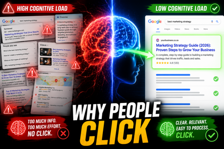 The Neuroscience of Search: How Cognitive Load Theory Shapes Click-Through Behaviour on Google SERPs
