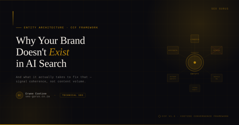 Why Your Brand Doesn’t Exist in AI Search —             And What It Actually Takes to Fix That