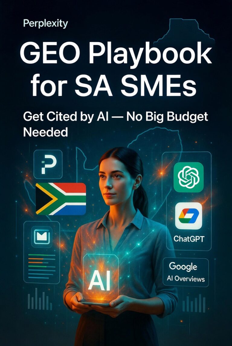 GEO Playbook for South African SMEs: How to Get Cited in Perplexity, ChatGPT, and Google AI Overviews Without a Big Budget