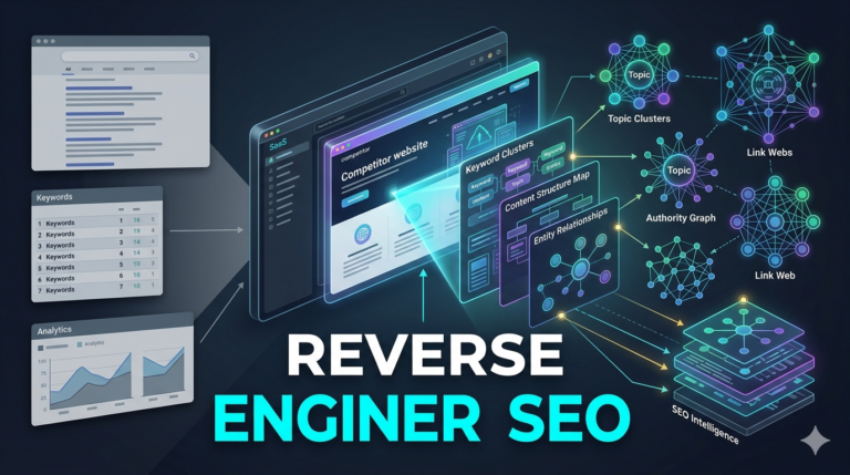Competitive SEO Reverse Engineering: How to Deconstruct Any Competitor’s Organic Strategy in 2026